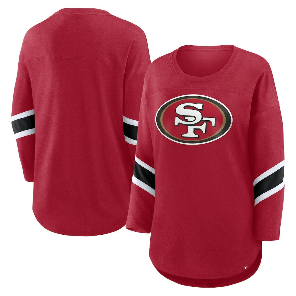 NFL San Francisco 49ers Women's Redzone 3/4-Sleeve T-Shirt