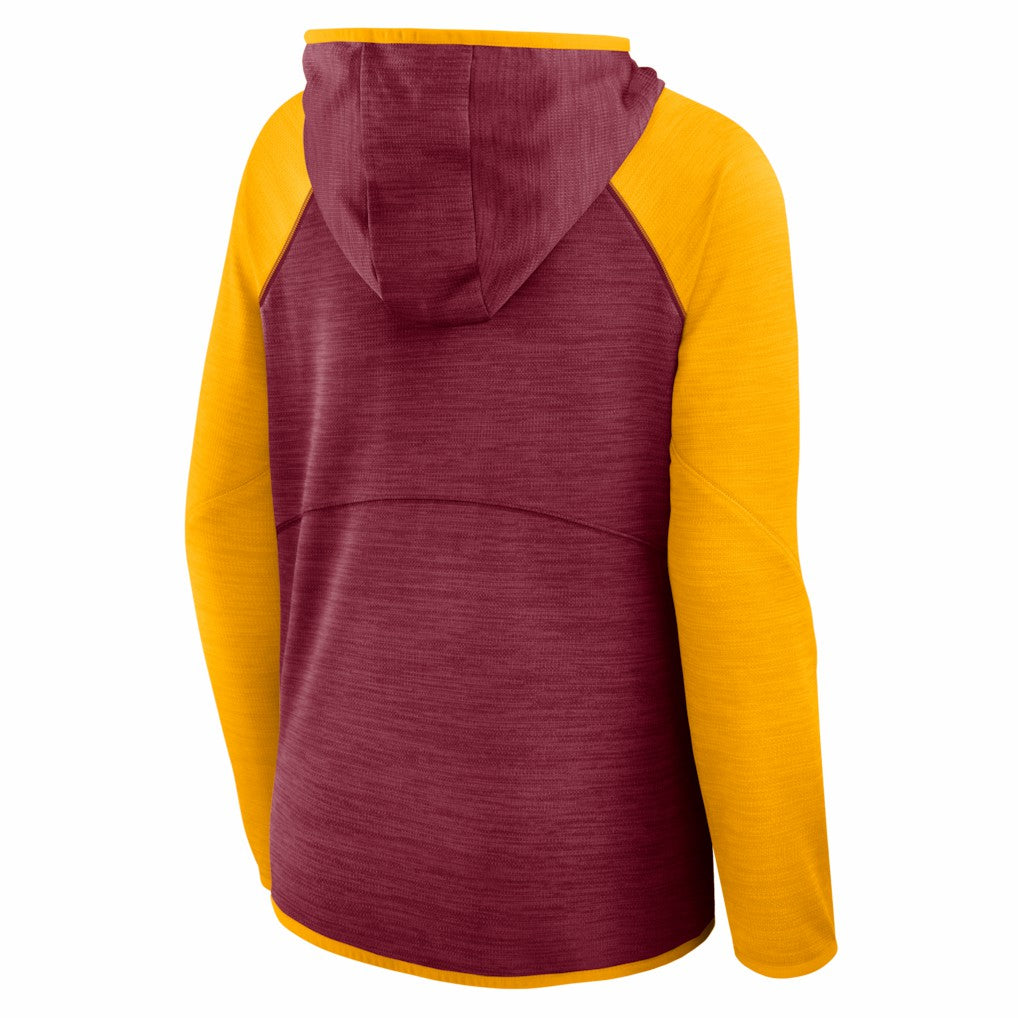 NFL Washington Commanders Women's Redzone End Around Pass Raglan Full-Zip Hoodie