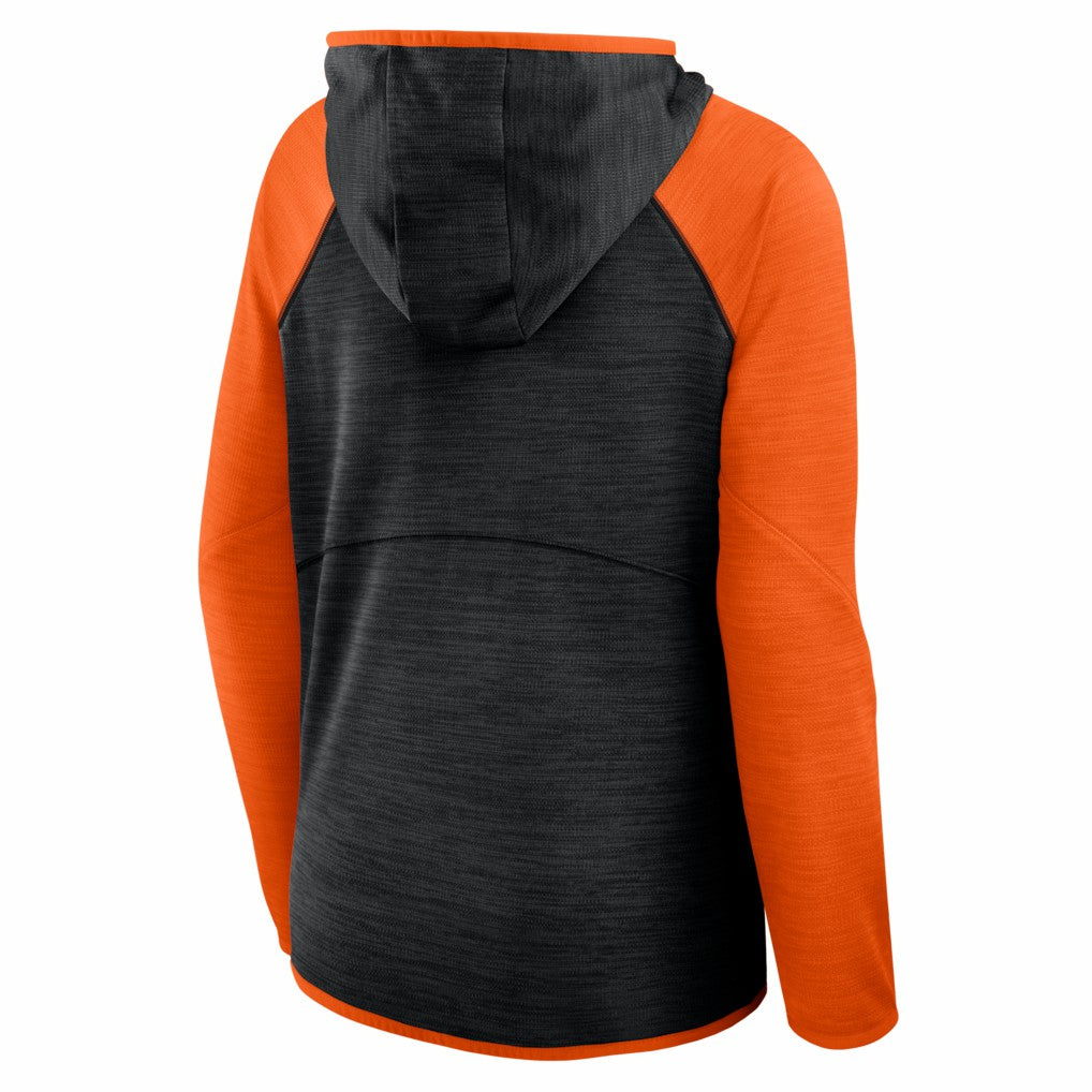 NFL Cincinnati Bengals Women's Redzone End Around Pass Raglan Full-Zip Hoodie