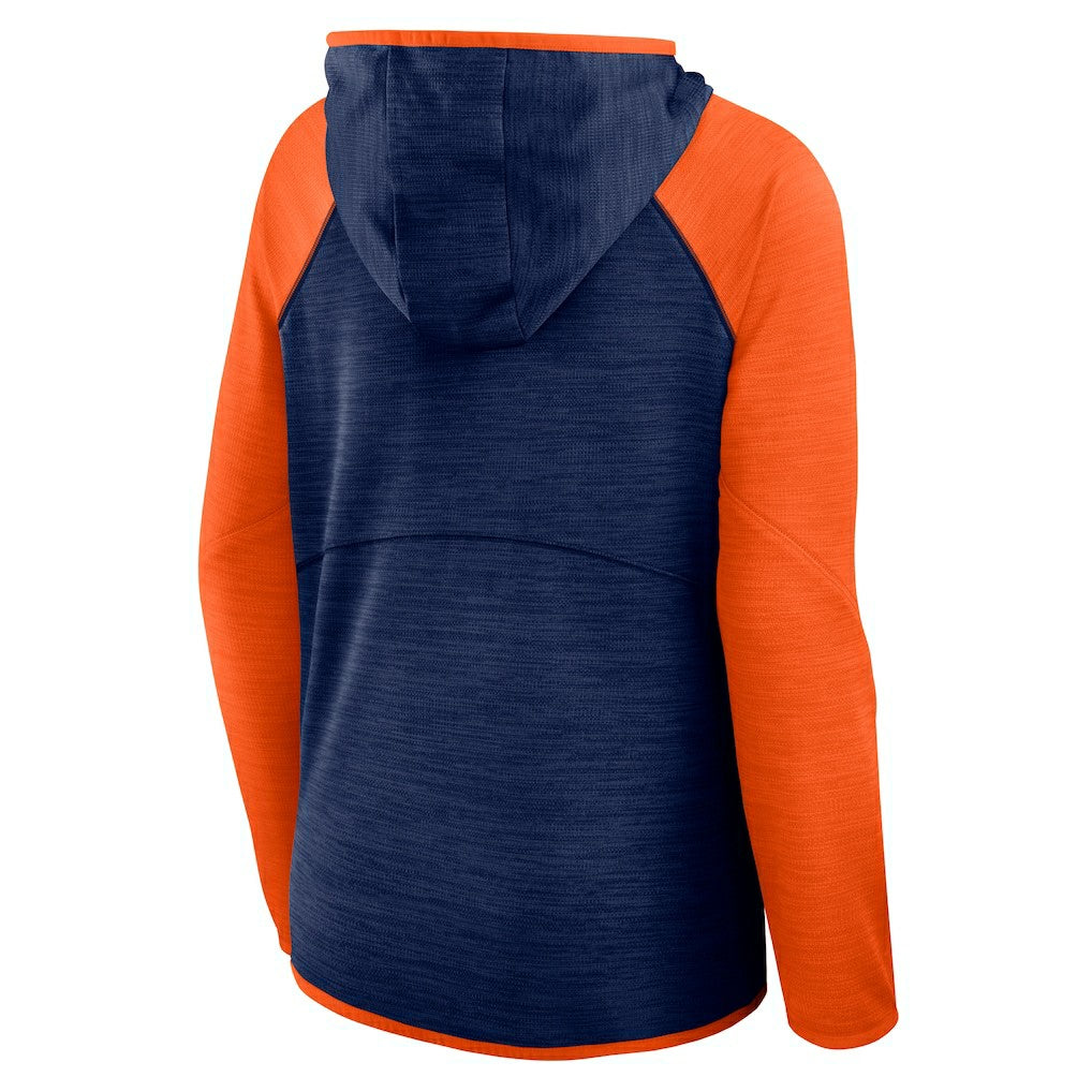 NFL Denver Broncos Women's Redzone End Around Pass Raglan Full-Zip Hoodie