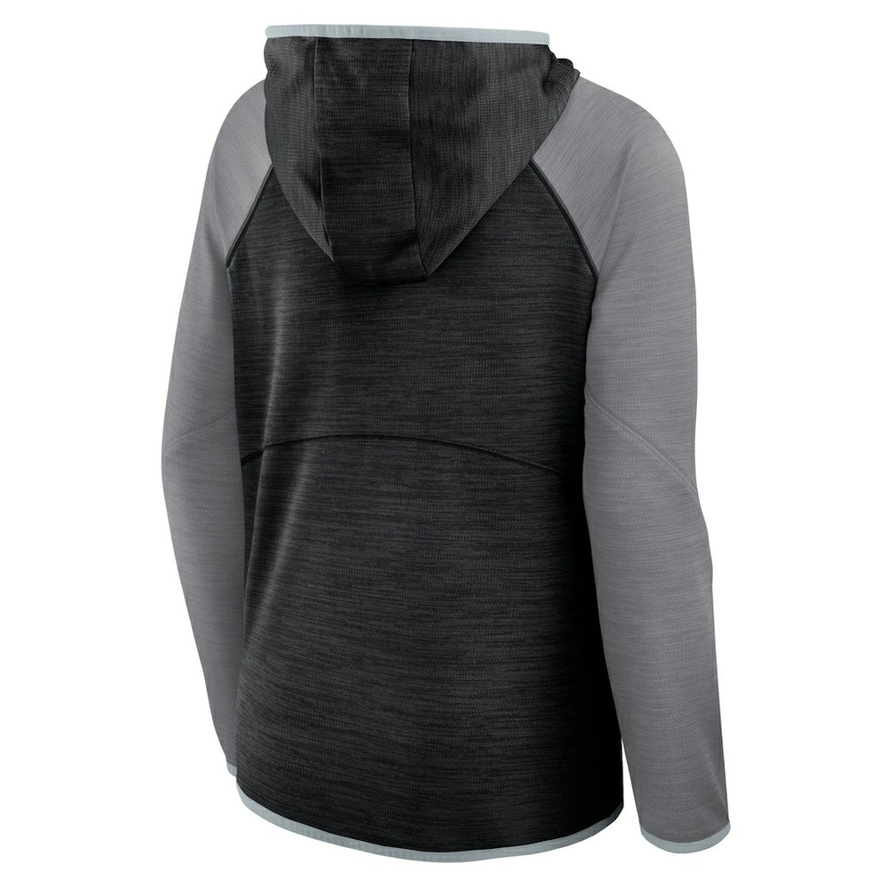 NFL Las Vegas Raiders Women's Redzone End Around Pass Raglan Full-Zip Hoodie
