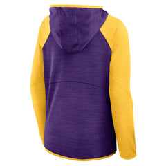 NFL Minnesota Vikings Women's Redzone End Around Pass Raglan Full-Zip Hoodie