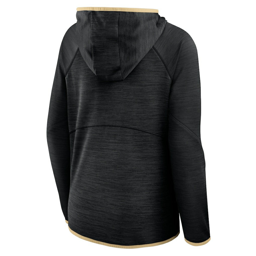 NFL New Orleans Saints Women's Redzone End Around Pass Raglan Full-Zip Hoodie