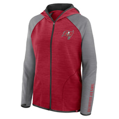 NFL Tampa Bay Buccaneers Women's Redzone End Around Pass Raglan Full-Zip Hoodie