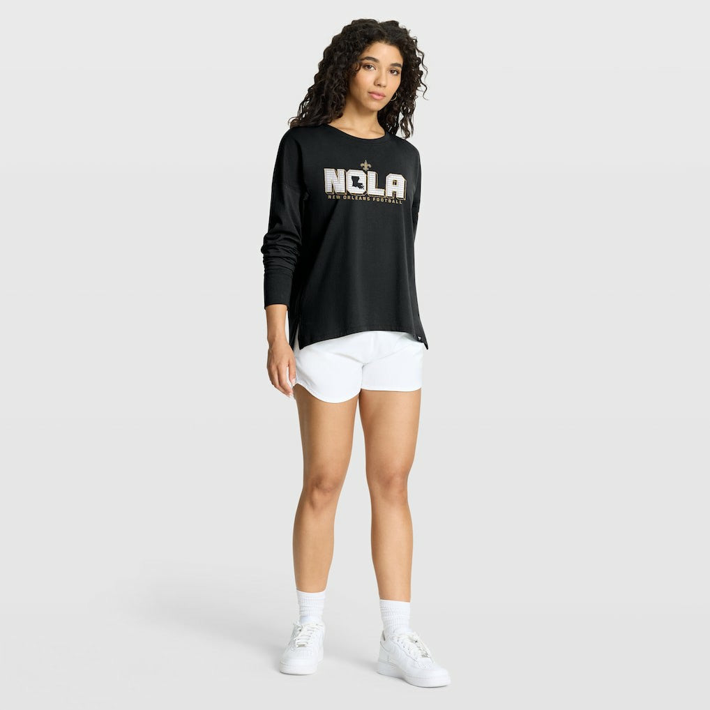 NFL New Orleans Saints Women's Hometown Legacy Long Sleeve T-Shirt