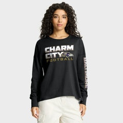 NFL Baltimore Ravens Women's Hometown Legacy Long Sleeve T-Shirt