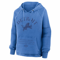 NFL Detroit Lions Women's Oversized Raglan Gridiron Hoodie