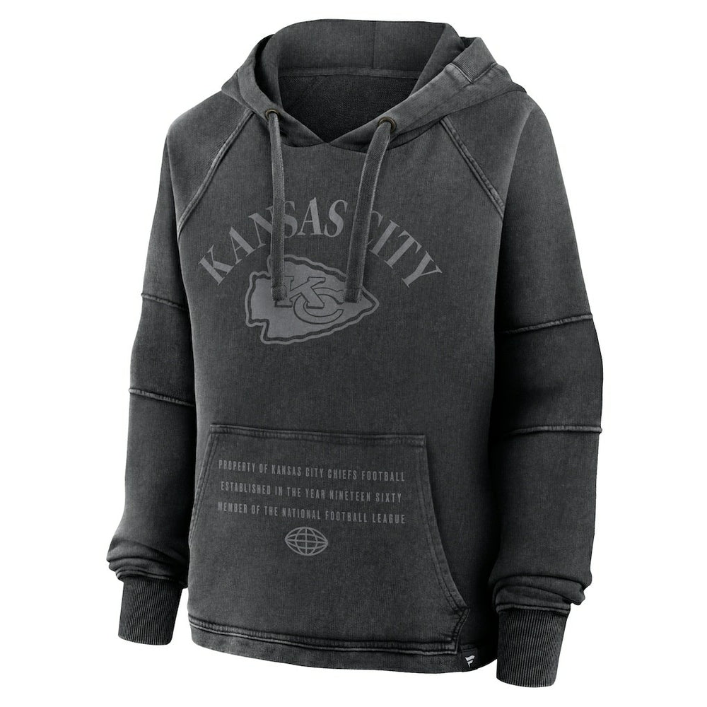 NFL Kansas City Chiefs Women's Oversized Raglan Gridiron Hoodie