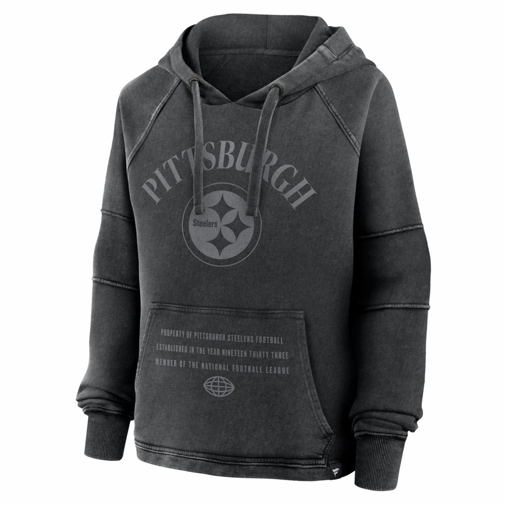 NFL Pittsburgh Steelers Women's Oversized Raglan Gridiron Hoodie