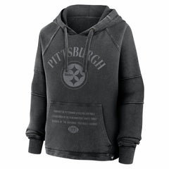 NFL Pittsburgh Steelers Women's Oversized Raglan Gridiron Hoodie