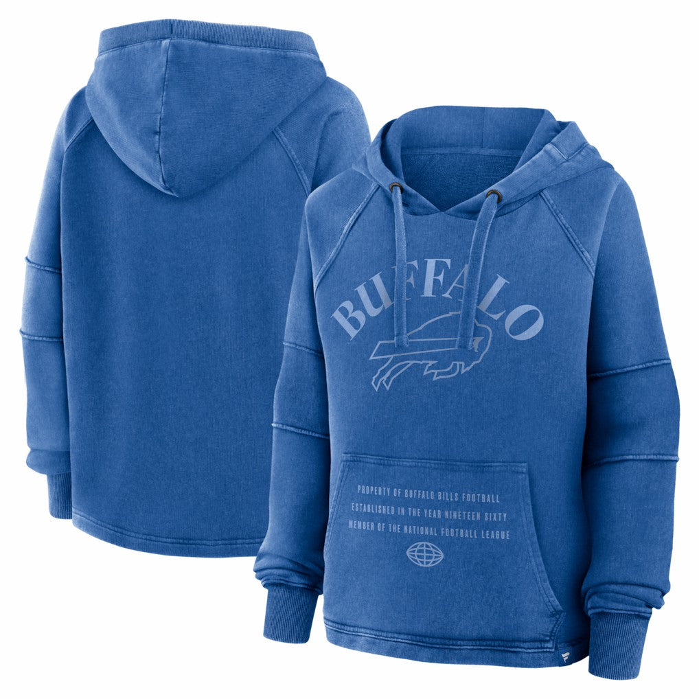 NFL Buffalo Bills Women's Oversized Raglan Gridiron Hoodie