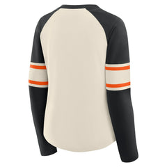NFL Cincinnati Bengals Women's Hometown Gridiron Hero Raglan Lace-Up V-Neck Long Sleeve T-Shirt