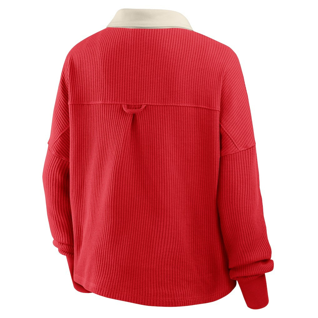 NFL San Francisco 49ers Women's Oversized Hometown Premium Thermal Long Sleeve Shirt