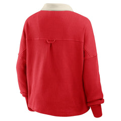 NFL San Francisco 49ers Women's Oversized Hometown Premium Thermal Long Sleeve Shirt