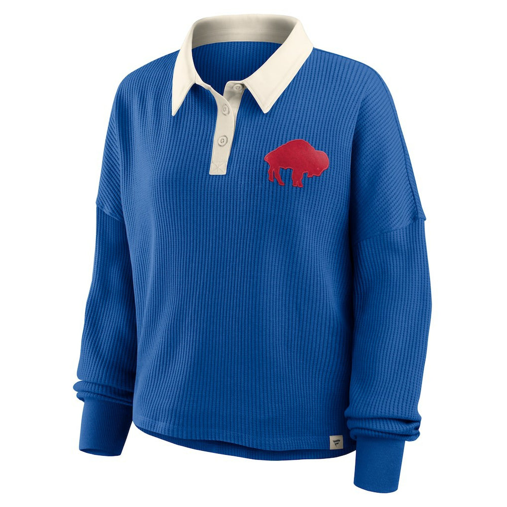 NFL Buffalo Bills Women's Oversized Hometown Premium Thermal Long Sleeve Shirt