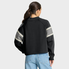 NFL Las Vegas Raiders Oversized Hometown Toss Sweep Mock Neck Pullover