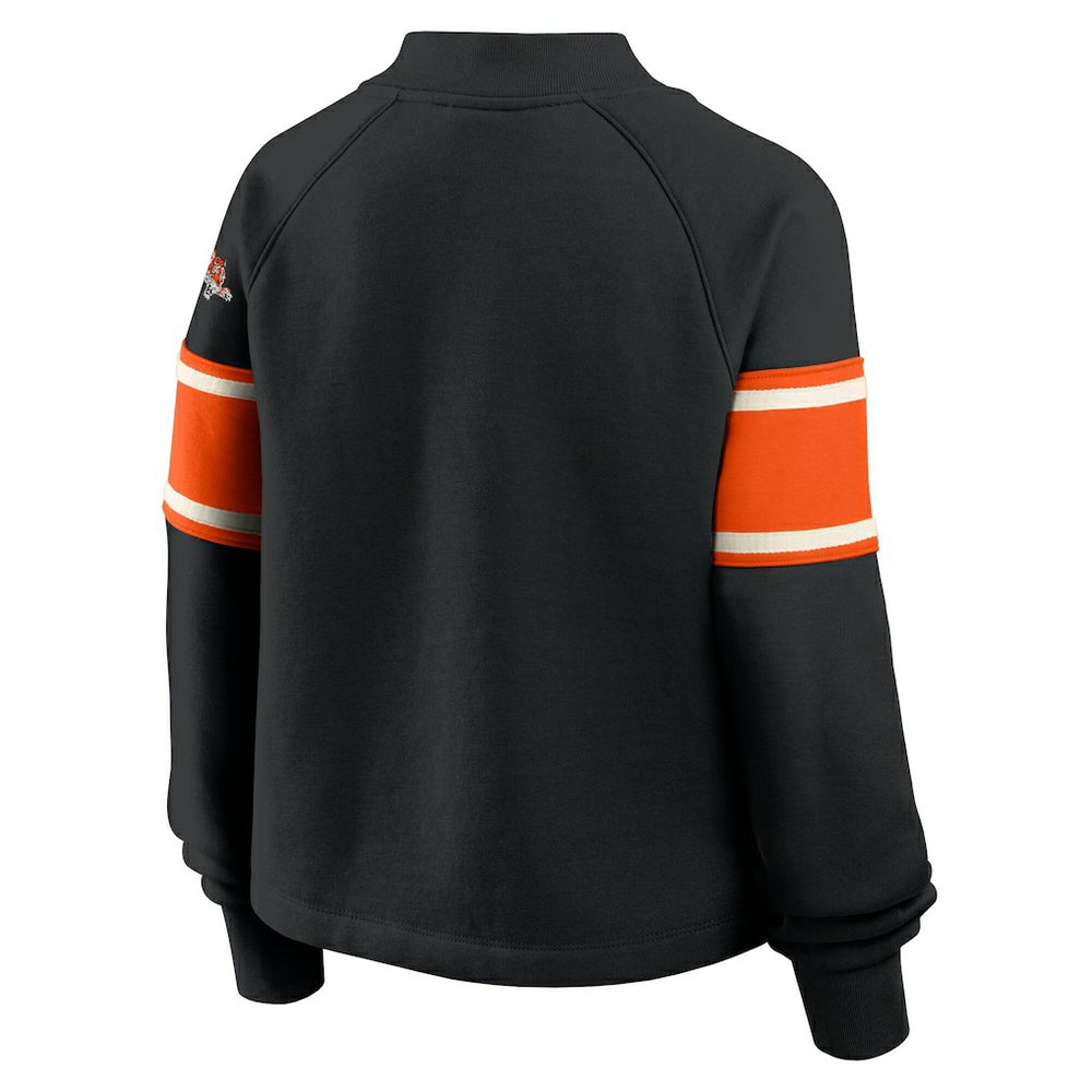 NFL Cincinnati Bengals Oversized Hometown Toss Sweep Mock Neck Pullover