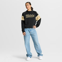 NFL New Orleans Saints Oversized Hometown Toss Sweep Mock Neck Pullover