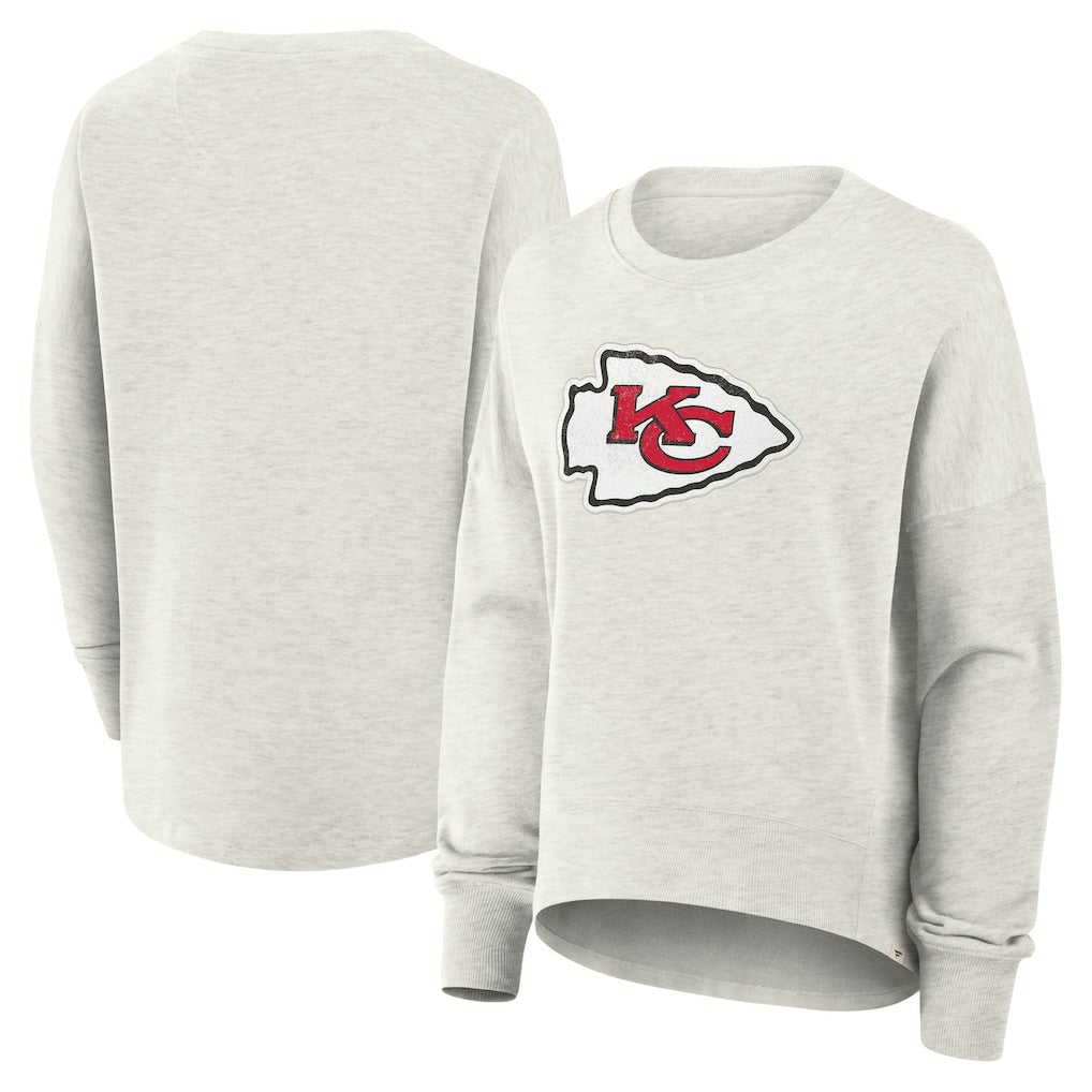 NFL Kansas City Chiefs Women's Oversized Hometown Pullover Sweatshirt