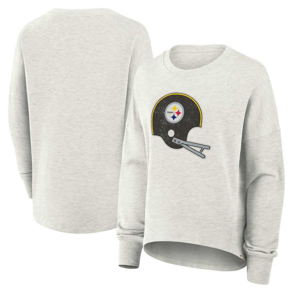 NFL Pittsburgh Steelers Women's Oversized Hometown Pullover Sweatshirt