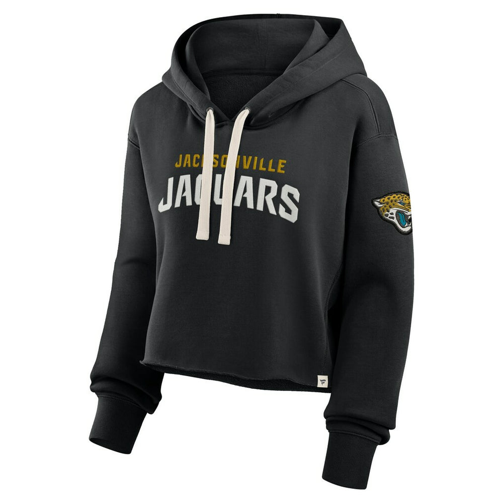 NFL Jacksonville Jaguars Women's Oversized Hometown Heritage Cropped Hoodie