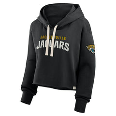 NFL Jacksonville Jaguars Women's Oversized Hometown Heritage Cropped Hoodie
