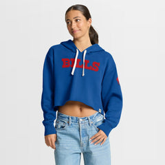 NFL Buffalo Bills Women's Oversized Hometown Heritage Cropped Hoodie