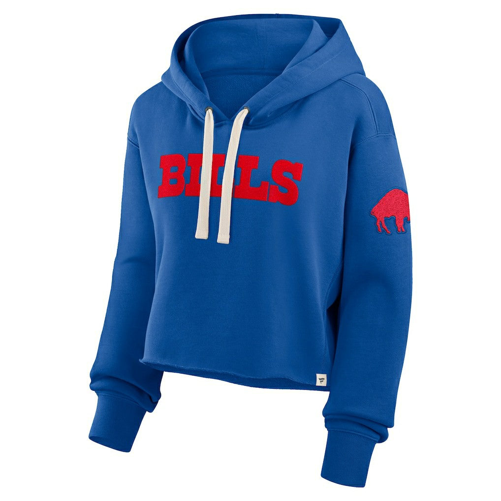 NFL Buffalo Bills Women's Oversized Hometown Heritage Cropped Hoodie
