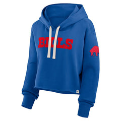 NFL Buffalo Bills Women's Oversized Hometown Heritage Cropped Hoodie