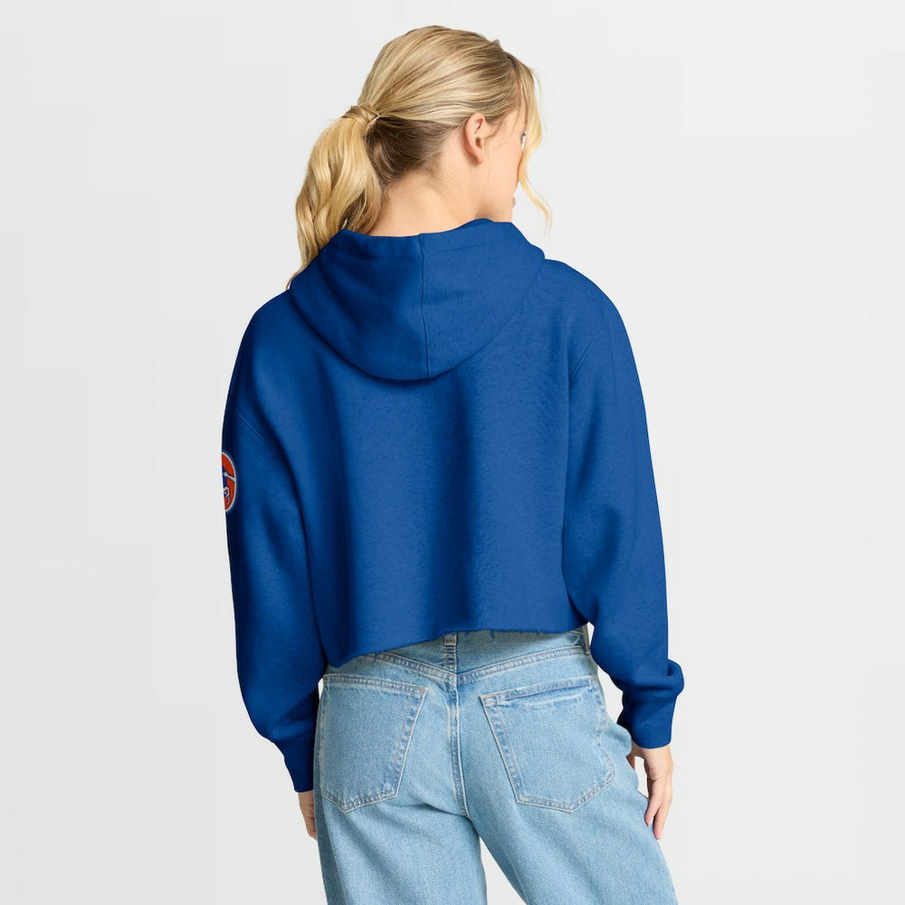 NFL Denver Broncos Women's Oversized Hometown Heritage Cropped Hoodie