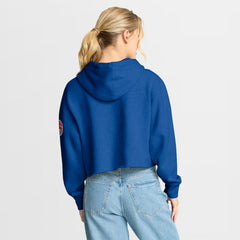 NFL Denver Broncos Women's Oversized Hometown Heritage Cropped Hoodie