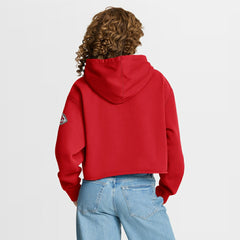 NFL Kansas City Chiefs Women's Oversized Hometown Heritage Cropped Hoodie