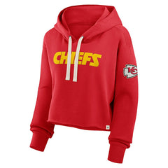 NFL Kansas City Chiefs Women's Oversized Hometown Heritage Cropped Hoodie