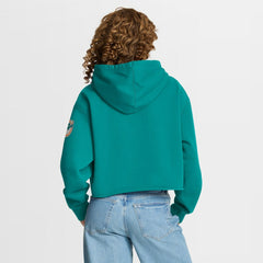 NFL Miami Dolphins Women's Oversized Hometown Heritage Cropped Hoodie