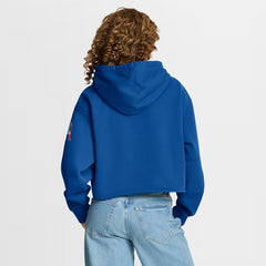 NFL New England Patriots Women's Oversized Hometown Heritage Cropped Hoodie
