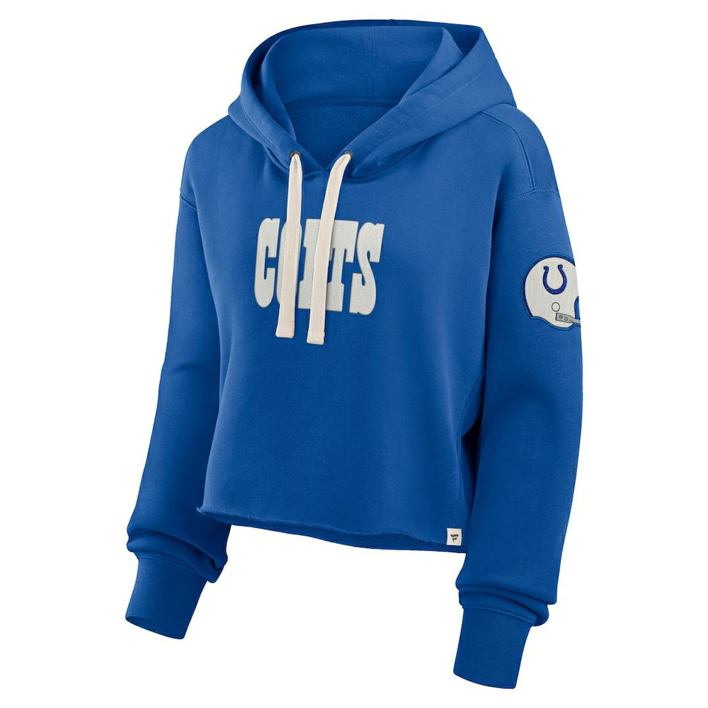 NFL Indianapolis Colts Women's Oversized Hometown Heritage Cropped Hoodie