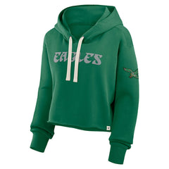 NFL Philadelphia Eagles Women's Oversized Hometown Heritage Cropped Hoodie