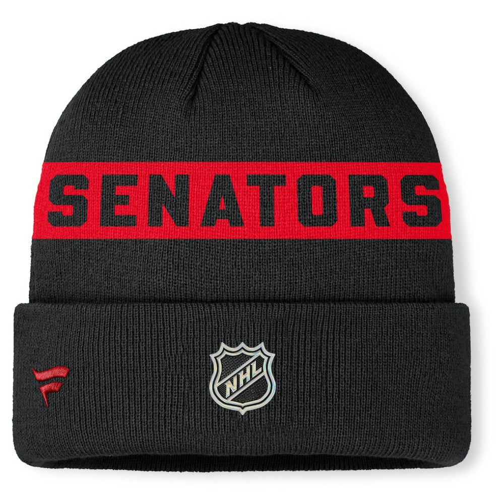 Ottawa Senators Fanatics Authentic Pro Rink Cuffed Knit Hat