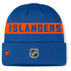 New York Islanders Fanatics Authentic Pro Rink Cuffed Knit Hat