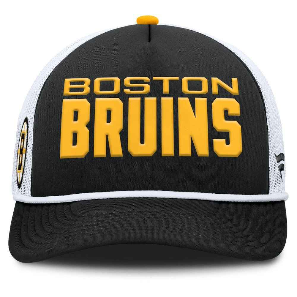 Boston Bruins Fanatics Authentic Pro Rink A-Frame Adjustable Hat