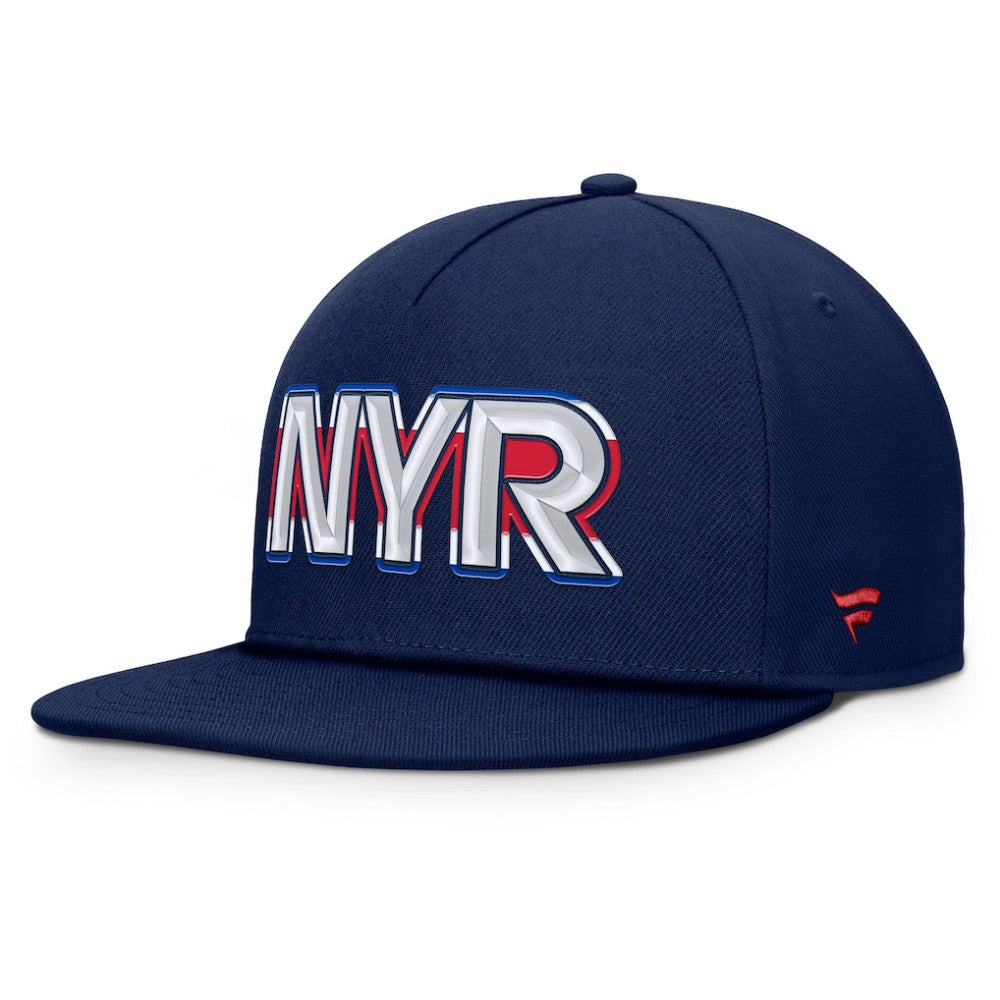 New York Rangers Fanatics Authentic Pro Rink Team Code Snapback Hat