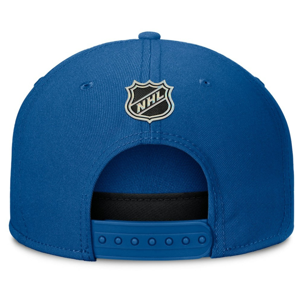 St. Louis Blues Fanatics Authentic Pro Rink Team Code Snapback Hat