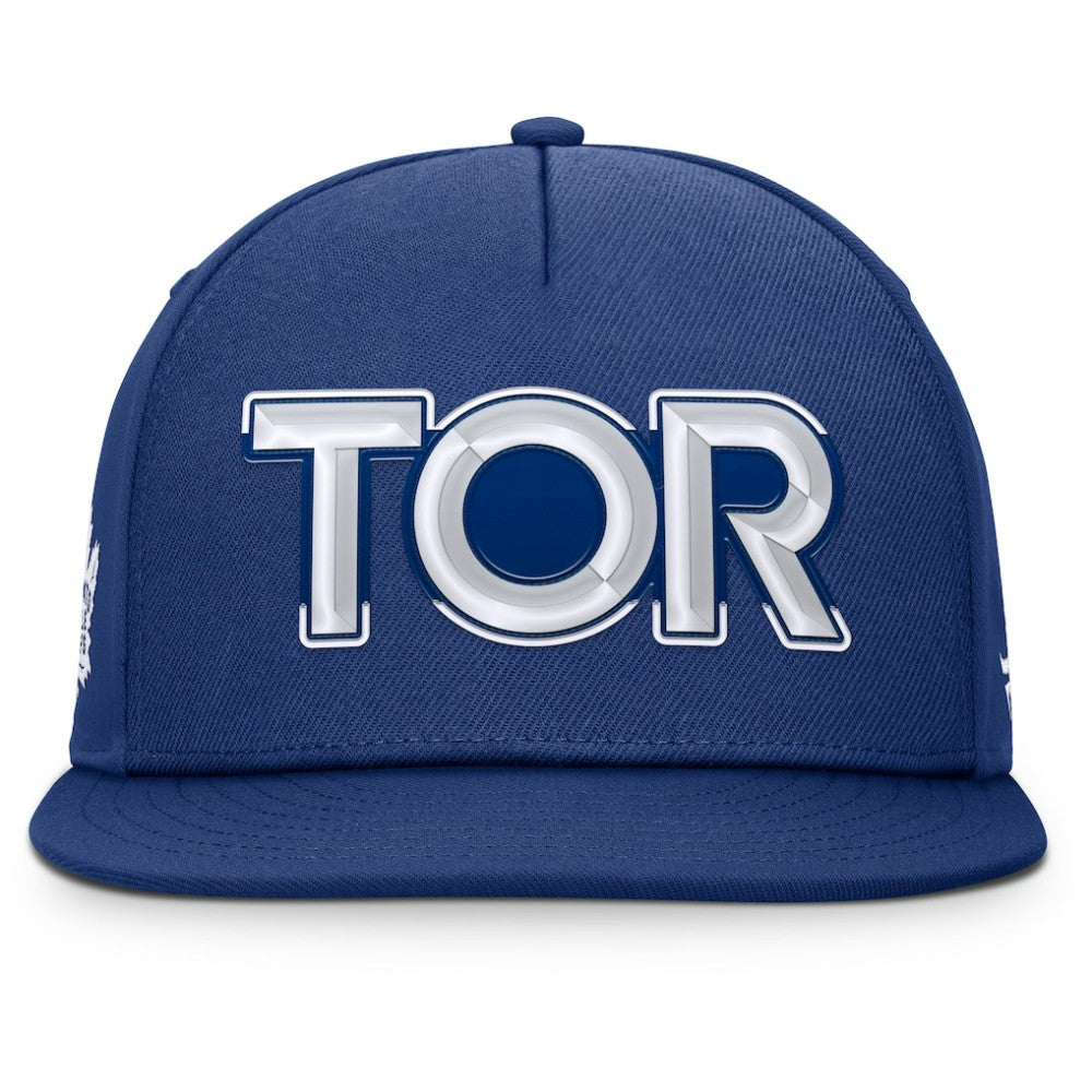 Toronto Maple Leafs Fanatics Authentic Pro Rink Team Code Snapback Hat