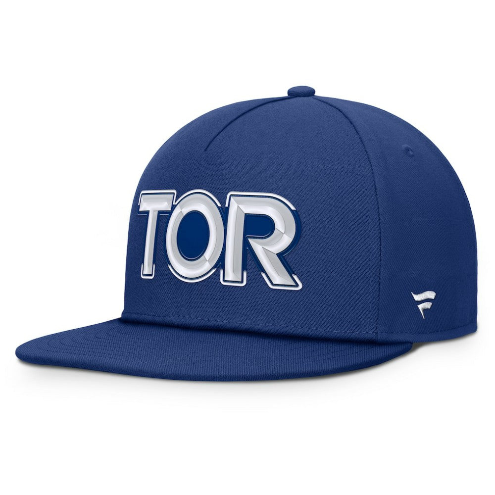 Toronto Maple Leafs Fanatics Authentic Pro Rink Team Code Snapback Hat
