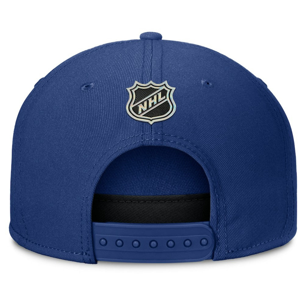 Vancouver Canucks Fanatics Authentic Pro Rink Team Code Snapback Hat