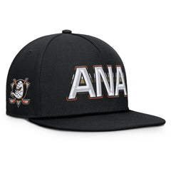 Anaheim Ducks Fanatics Authentic Pro Rink Team Code Snapback Hat