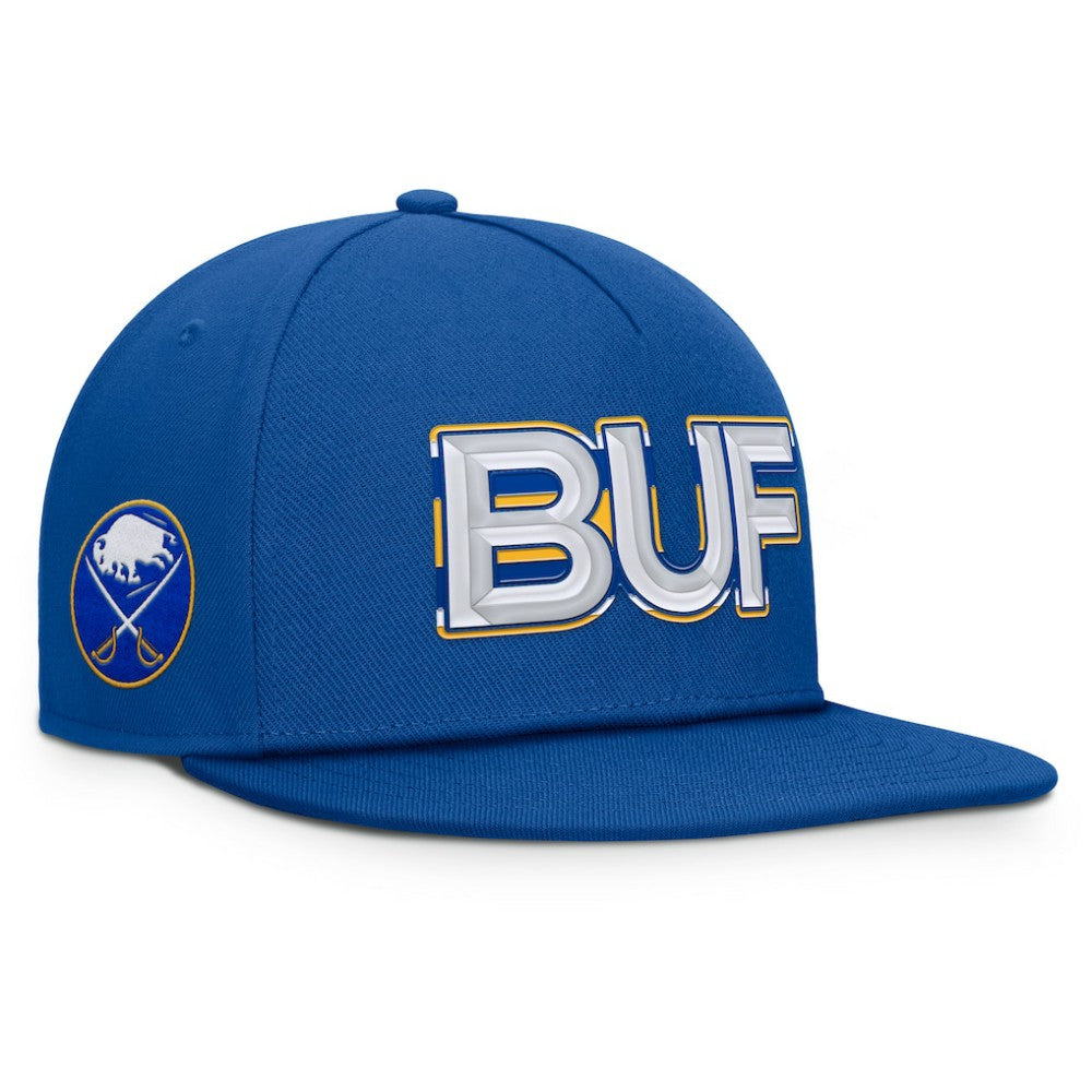 Buffalo Sabres Fanatics Authentic Pro Rink Team Code Snapback Hat