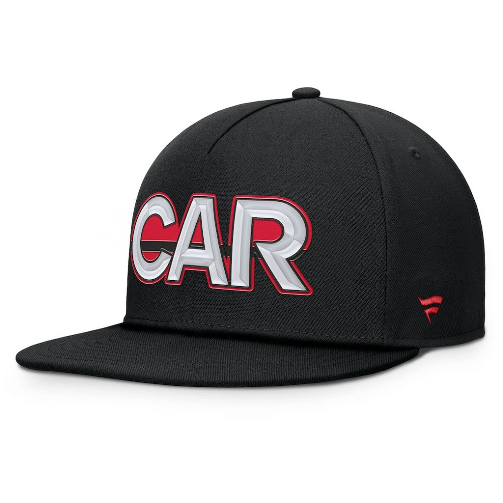 Carolina Hurricanes Fanatics Authentic Pro Rink Team Code Snapback Hat