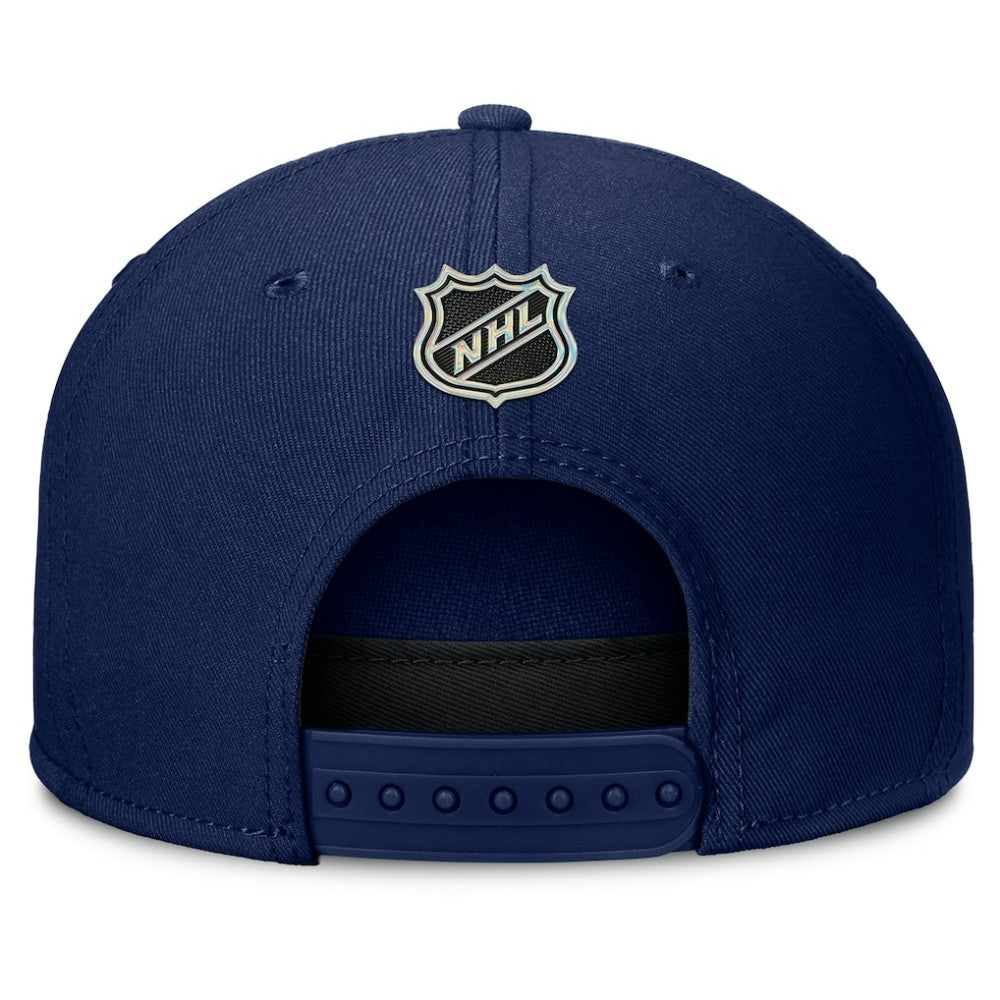 Columbus Blue Jackets Fanatics Authentic Pro Rink Team Code Snapback Hat