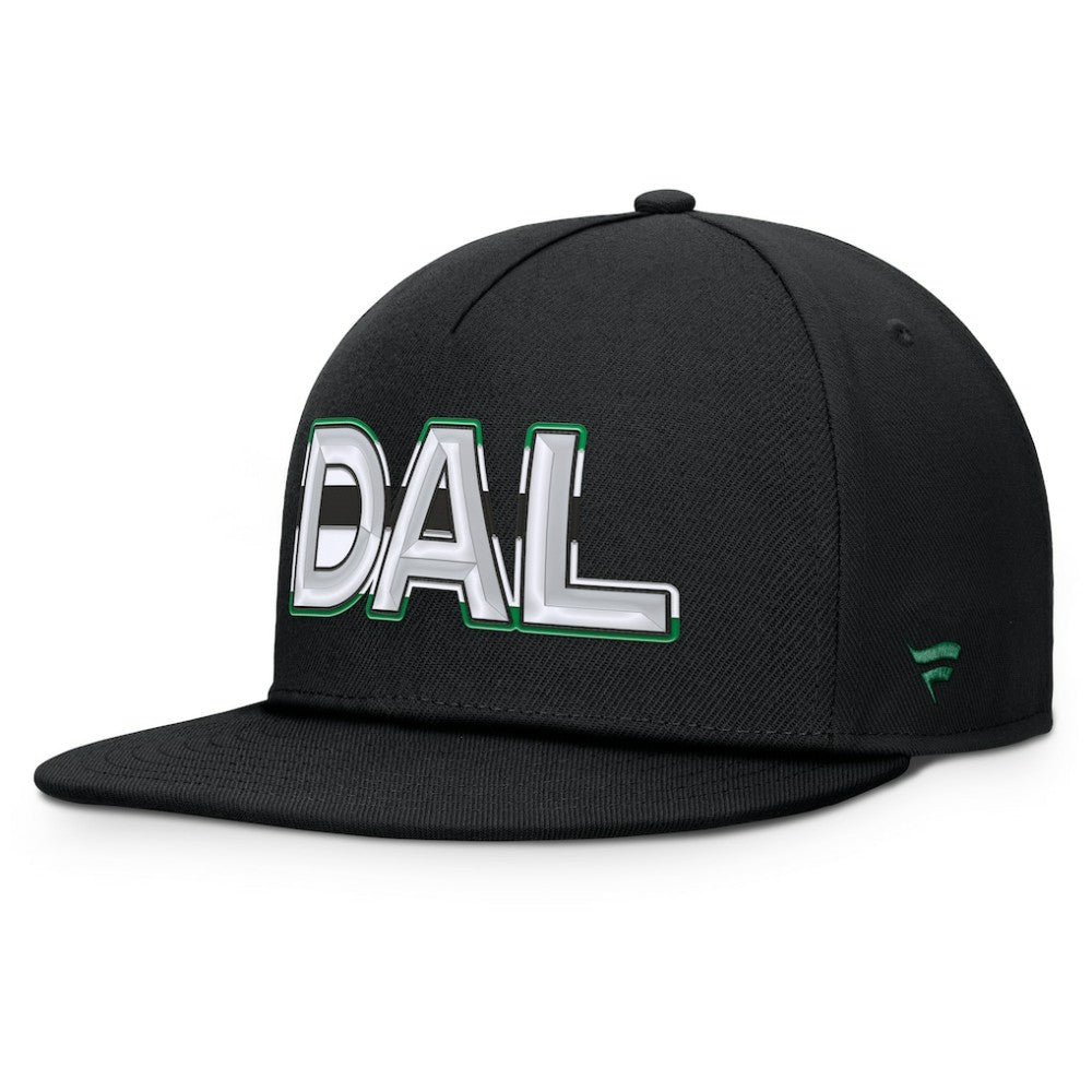 Dallas Stars Fanatics Authentic Pro Rink Team Code Snapback Hat